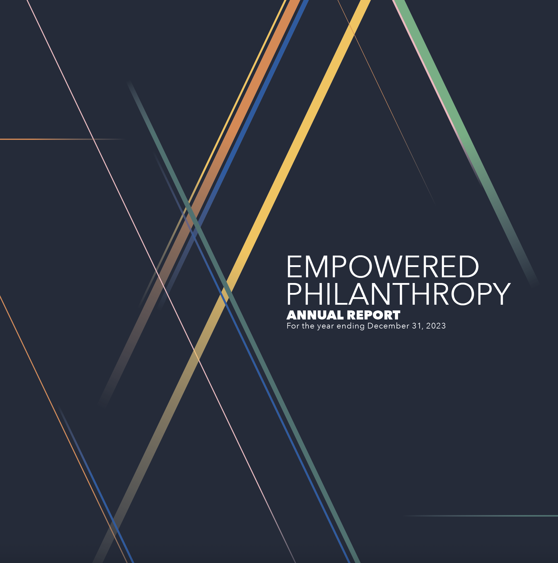 Cover of the 2023 Annual Report